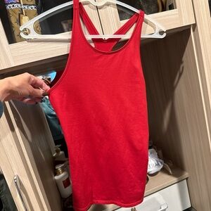 ALO Yoga Vibrant Red Tank Top